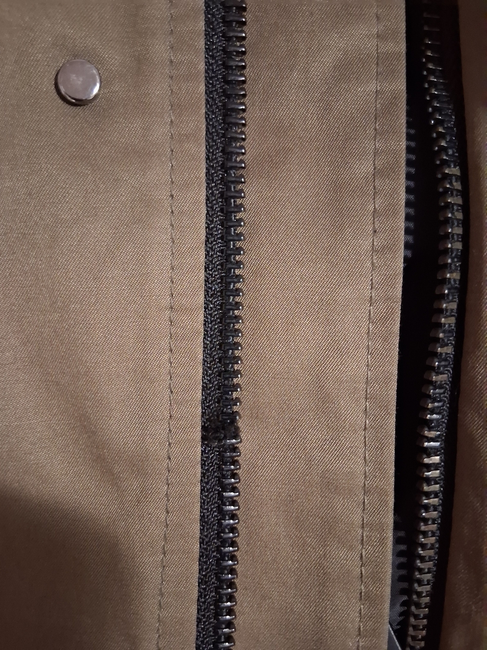 H&M Mens Utility Field Jacket 4 Snap Pockets Zipper Broken Excellent Conditon - Picture 6 of 6